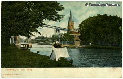 Nederhorst den Berg, Kerk en Brug ansichtkaart: Nederhorst den Berg, Kerk en Brug