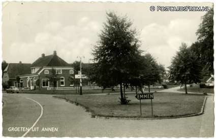 ansichtkaart: Annen, Groeten uit