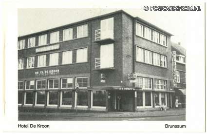 ansichtkaart: Brunssum, Hotel De Kroon