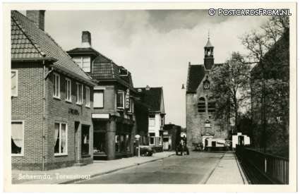 ansichtkaart: Scheemda, Torenstraat