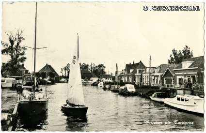 ansichtkaart: Terhorne, Groeten uit