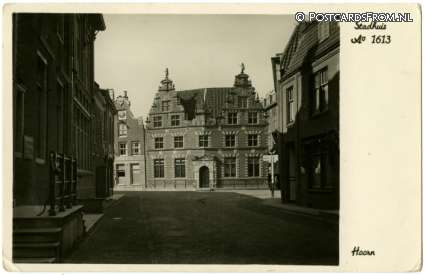 ansichtkaart: Hoorn NH, Stadhuis Ao. 1613
