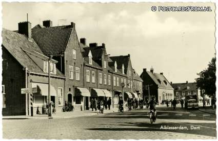 ansichtkaart: Alblasserdam, Dam