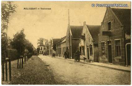 ansichtkaart: Melissant, Voorstraat