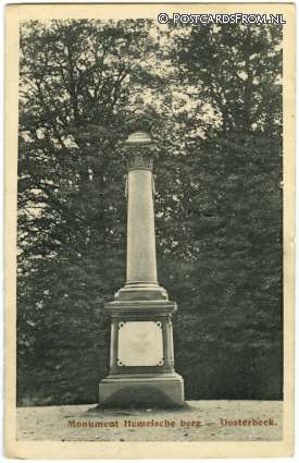Oosterbeek, Monument Hemelsche berg ansichtkaart: Oosterbeek, Monument Hemelsche berg