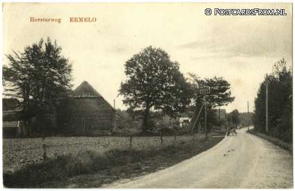 ansichtkaart: Ermelo, Horsterweg