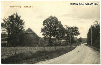 Ermelo, Horsterweg ansichtkaart: Ermelo, Horsterweg