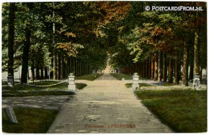 ansichtkaart: Apeldoorn, Paleislaan