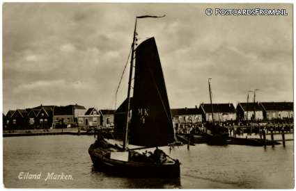 Marken, Eiland. MK 4 ansichtkaart: Marken, Eiland. MK 4