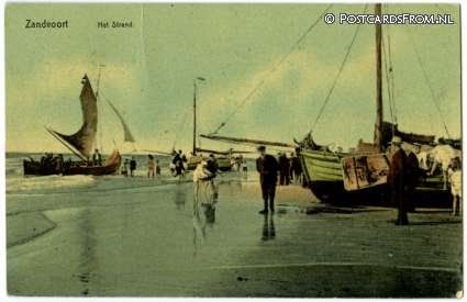 ansichtkaart: Zandvoort, Het Strand