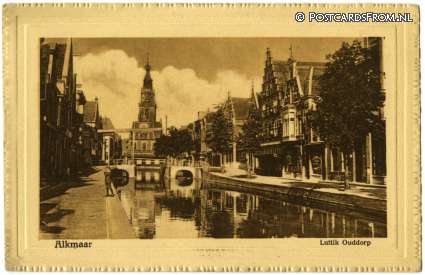 ansichtkaart: Alkmaar, Luttik Ouddorp