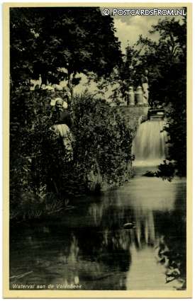 Ermelo, Waterval aan de Volenbeek ansichtkaart: Ermelo, Waterval aan de Volenbeek