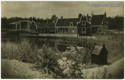 Arnhem, Ned. Openlucht Museum. Zaanse Buurt ansichtkaart: Arnhem, Ned. Openlucht Museum. Zaanse Buurt