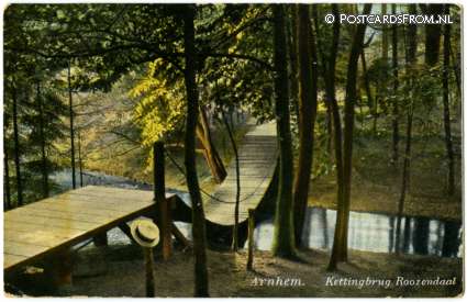 ansichtkaart: Rozendaal, Kettingbrug