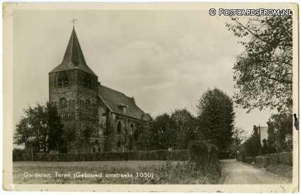 Garderen, Toren, gebouwd omstreeks 1050 ansichtkaart: Garderen, Toren, gebouwd omstreeks 1050
