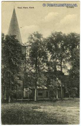Ermelo, Ned. Herv. Kerk ansichtkaart: Ermelo, Ned. Herv. Kerk