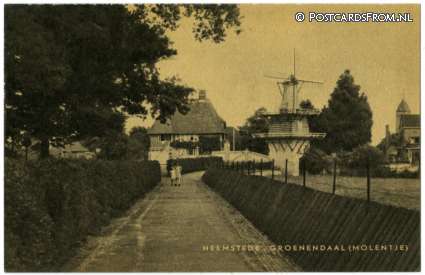 ansichtkaart: Heemstede, Groenendaal. Molentje