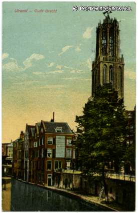 ansichtkaart: Utrecht, Oude Gracht