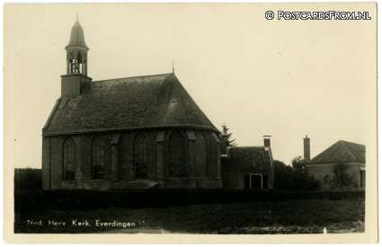 Everdingen, Ned. Herv. Kerk ansichtkaart: Everdingen, Ned. Herv. Kerk