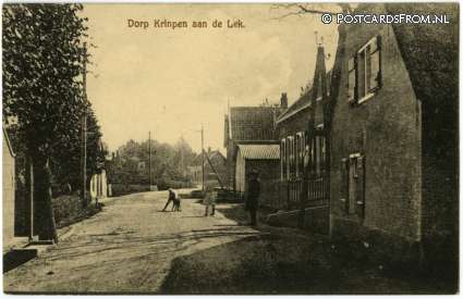 ansichtkaart: Krimpen aan de Lek, Dorp