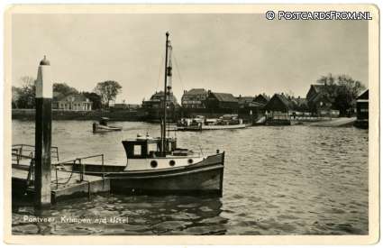 ansichtkaart: Krimpen ad IJssel, Pontveer