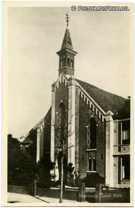 Naaldwijk, Geref. Kerk ansichtkaart: Naaldwijk, Geref. Kerk