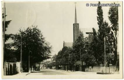 Heerlen, Akerstraat ansichtkaart: Heerlen, Akerstraat