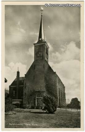 ansichtkaart: Barendrecht, Herv. Kerk