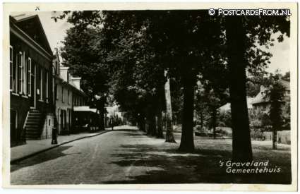 's-Graveland, Gemeentehuis ansichtkaart: 's-Graveland, Gemeentehuis