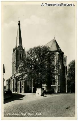 ansichtkaart: Doesburg, Ned. Herv. Kerk