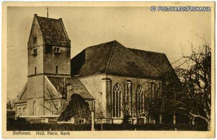 Bathmen, Ned. Herv. Kerk ansichtkaart: Bathmen, Ned. Herv. Kerk