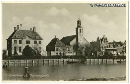 ansichtkaart: Hellevoetsluis, Oostzandplein