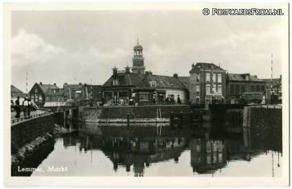 Lemmer, Markt ansichtkaart: Lemmer, Markt