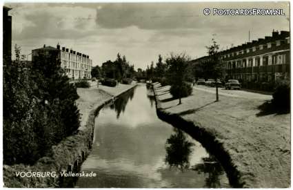 ansichtkaart: Voorburg, Vollenskade = Tollenskade