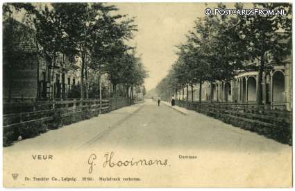 ansichtkaart: Leidschendam, Veur. Damlaan