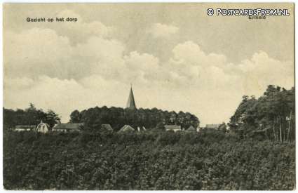 Ermelo, Gezicht op het dorp ansichtkaart: Ermelo, Gezicht op het dorp