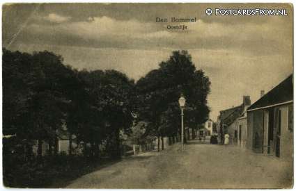 Den Bommel, Oostdijk ansichtkaart: Den Bommel, Oostdijk