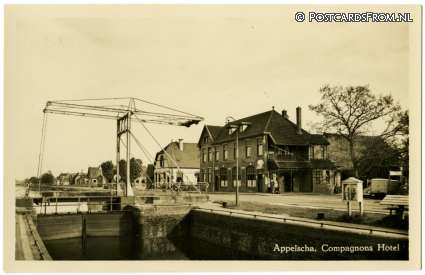 ansichtkaart: Appelscha, Compagnons Hotel