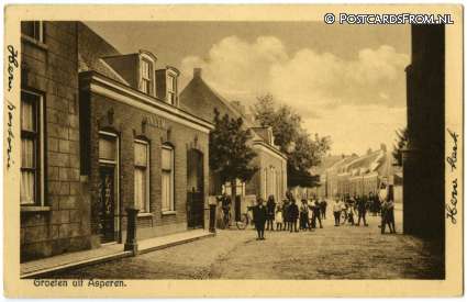ansichtkaart: Asperen, Groeten uit. Salem