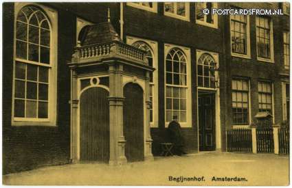 ansichtkaart: Amsterdam, Begijnenhof