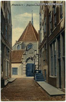 ansichtkaart: Amsterdam, Bagijnensteeg