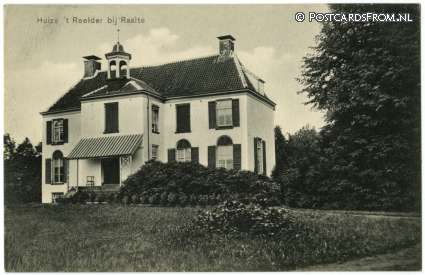 Raalte, Huize 't Reelder ansichtkaart: Raalte, Huize 't Reelder