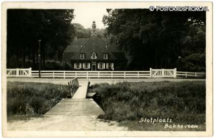 ansichtkaart: Bakkeveen, Slotplaats