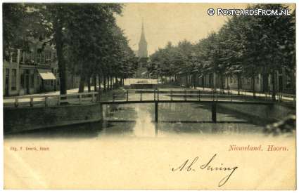 Hoorn NH, Nieuwland ansichtkaart: Hoorn NH, Nieuwland