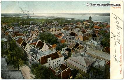 ansichtkaart: Gorinchem, Panorama