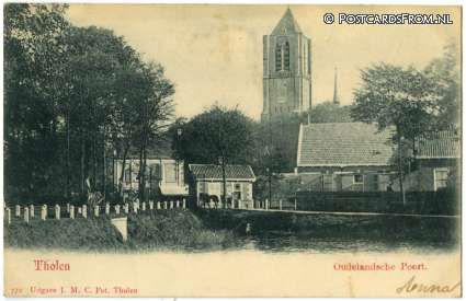 ansichtkaart: Tholen, Oudelandsche Poort