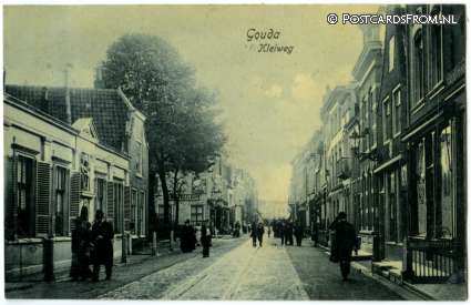 ansichtkaart: Gouda, Kleiweg