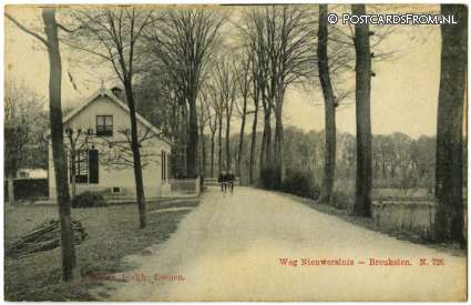 Breukelen UT, Weg Nieuwersluis ansichtkaart: Breukelen UT, Weg Nieuwersluis