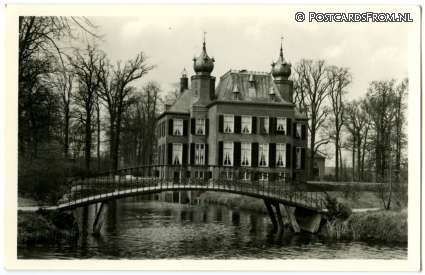 ansichtkaart: Oegstgeest, Stichting 'Oud Poelgeest'. Achterzijde Kasteel