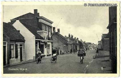 Sliedrecht, Wijk A ansichtkaart: Sliedrecht, Wijk A